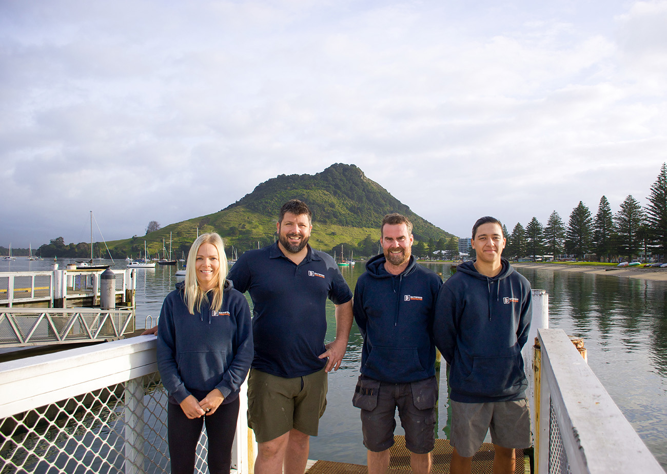 the team from Baywood Construction-Mt Maunganui